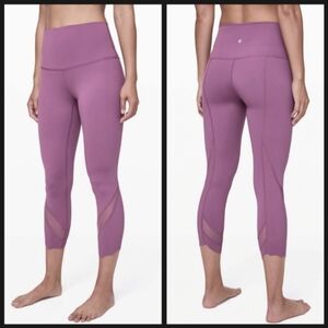 Lululemon Wunder Under Crop ll *Roll Down Scallop Full-On Luxtreme 24" Vintage